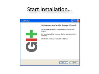 Start Installation…
 