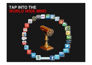 TAP INTO THE
WORLD WIDE MIND
 