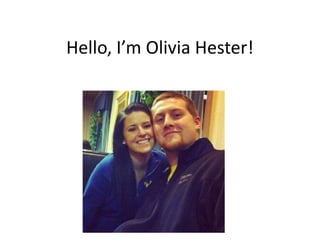 Hello, I’m Olivia Hester!
 