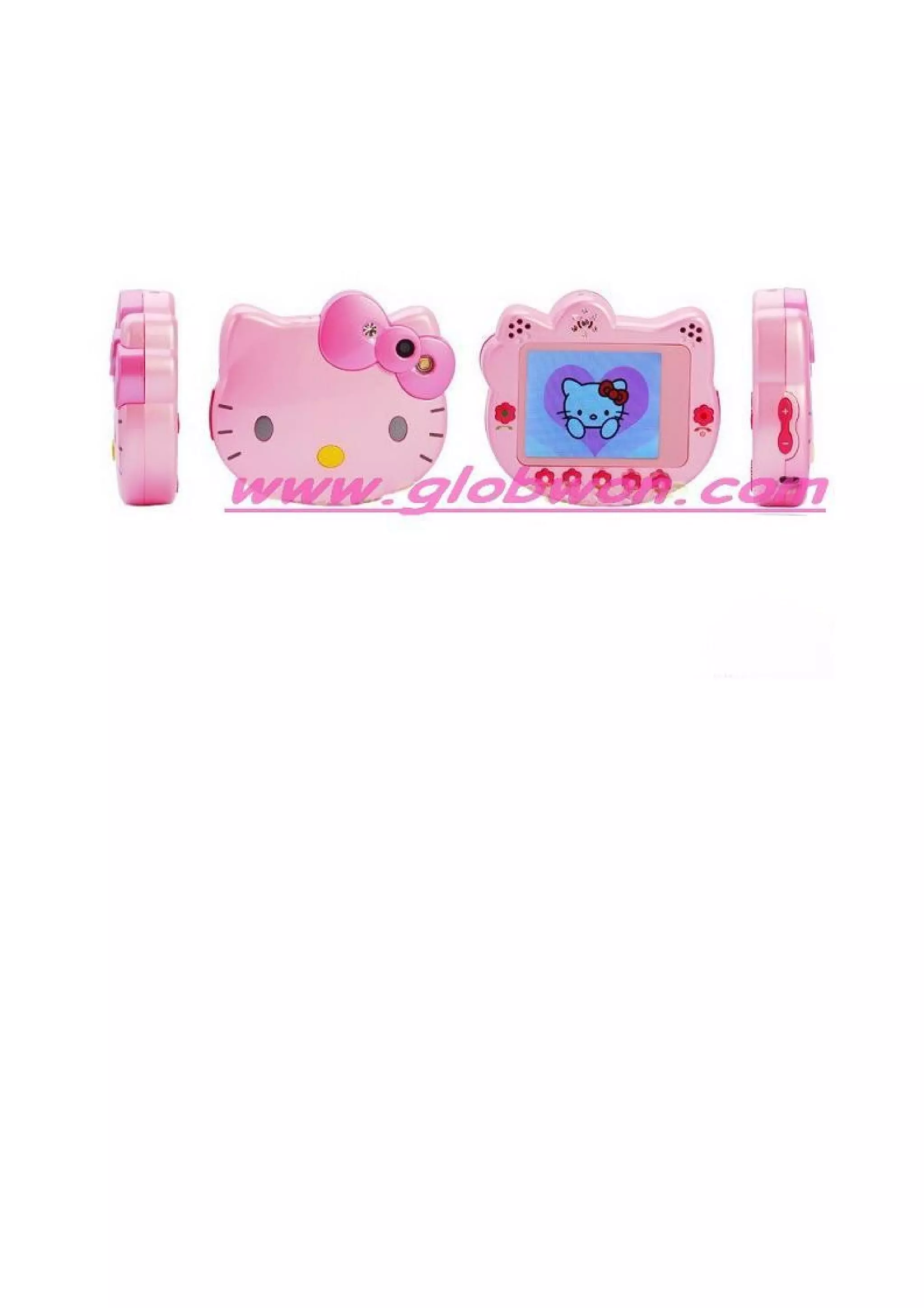 Hello Kitty C90 Cute Pink Lady Phone