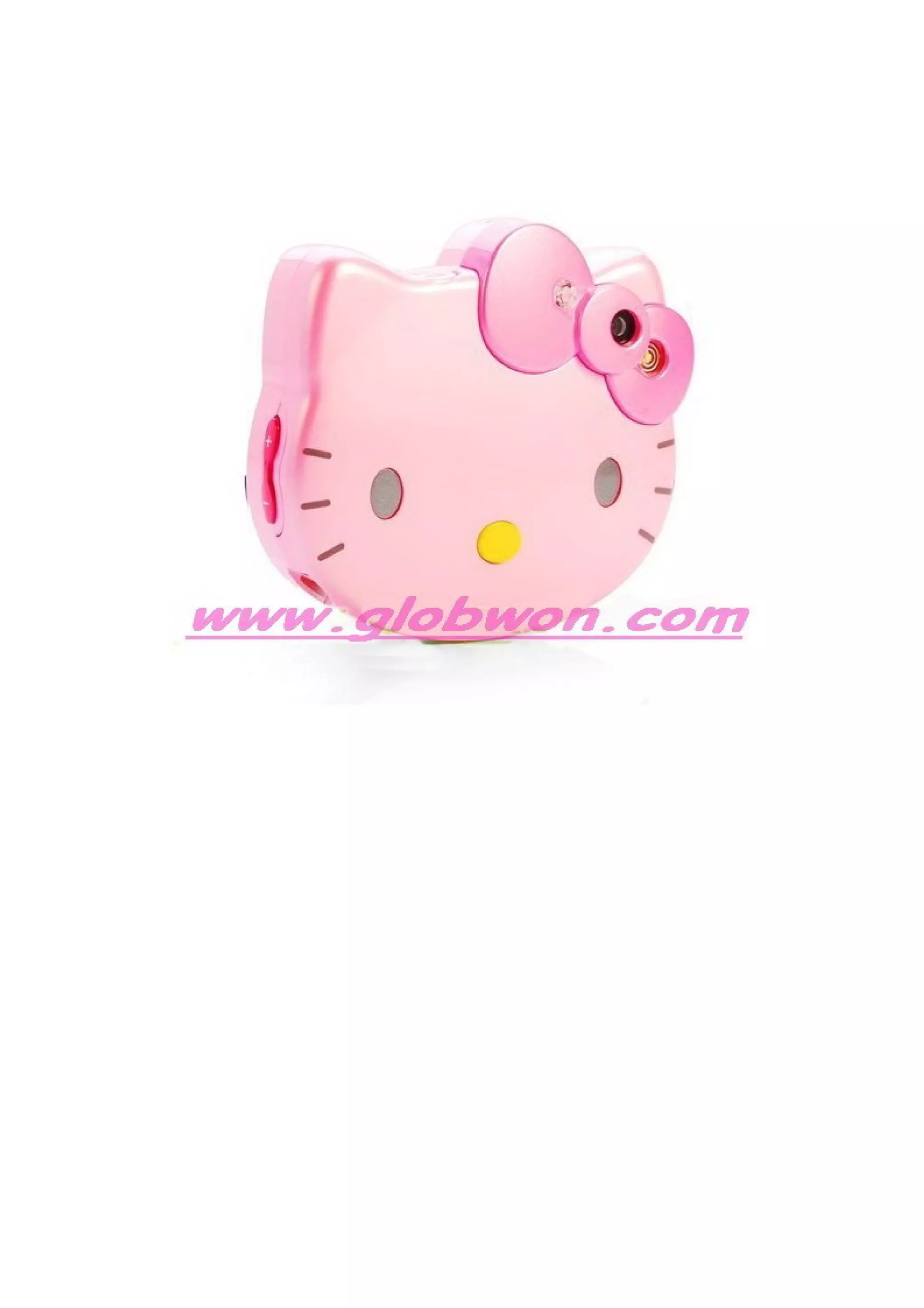 Hello Kitty C90 Cute Pink Lady Phone