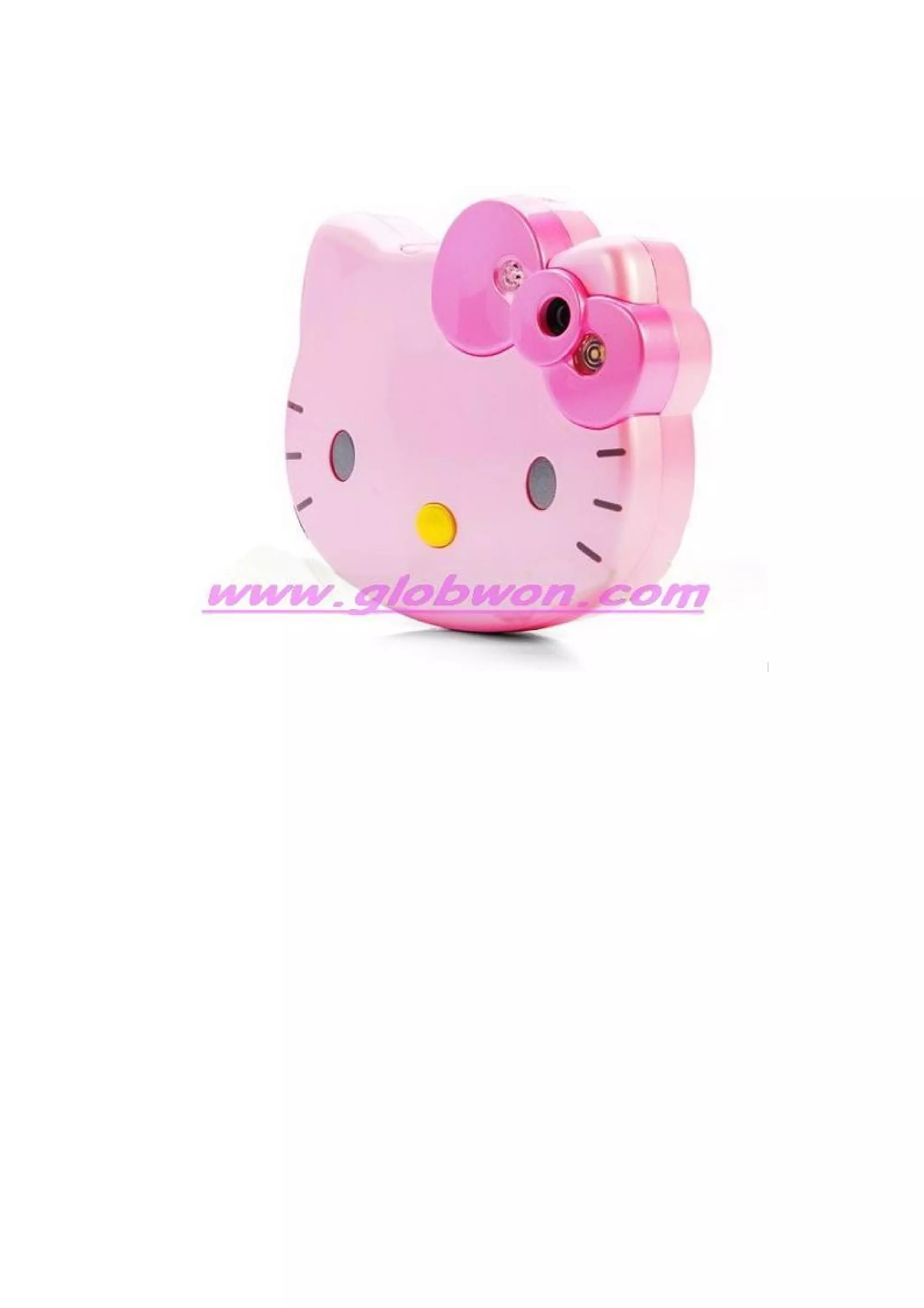 Hello Kitty C90 Cute Pink Lady Phone