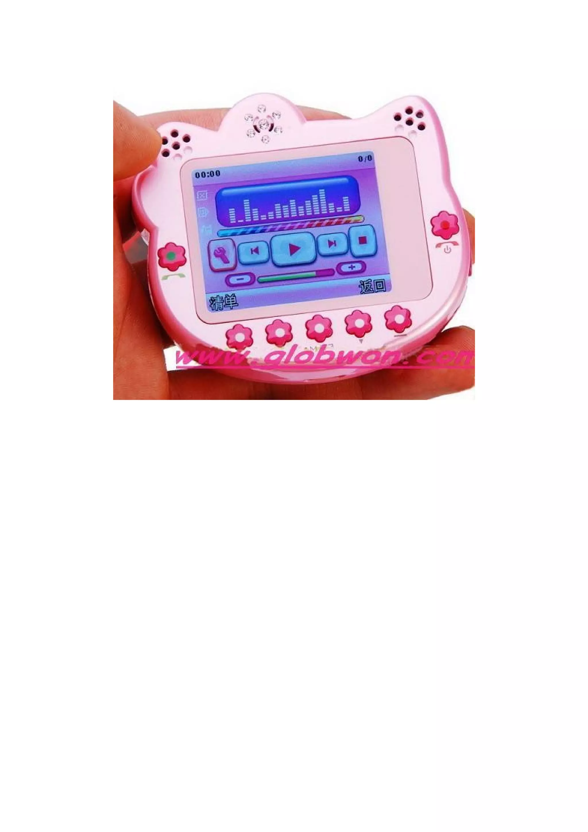 Hello Kitty C90 Cute Pink Lady Phone