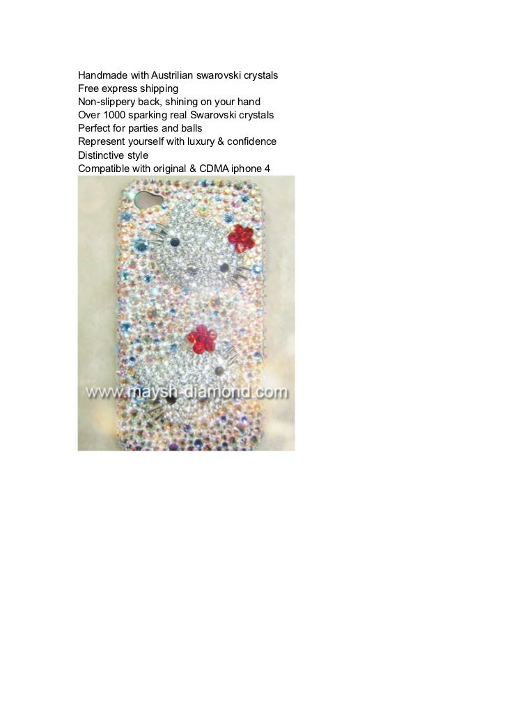 hello kitty swarovski iphone