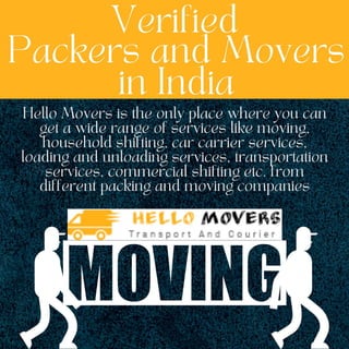 Packers and movers in Firozpur