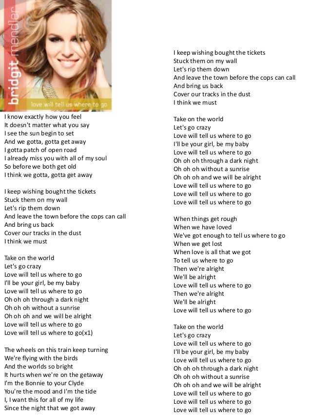Hello my name is Bridgit Mendler lyrics