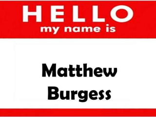 Matthew Burgess 