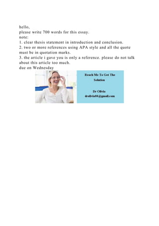 hello,please write 700 words for this essay. note1. clear the.docx