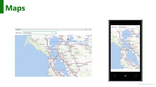 http://windows.Microsoft.com
Maps
 