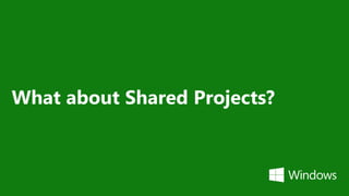 What about Shared Projects?
 