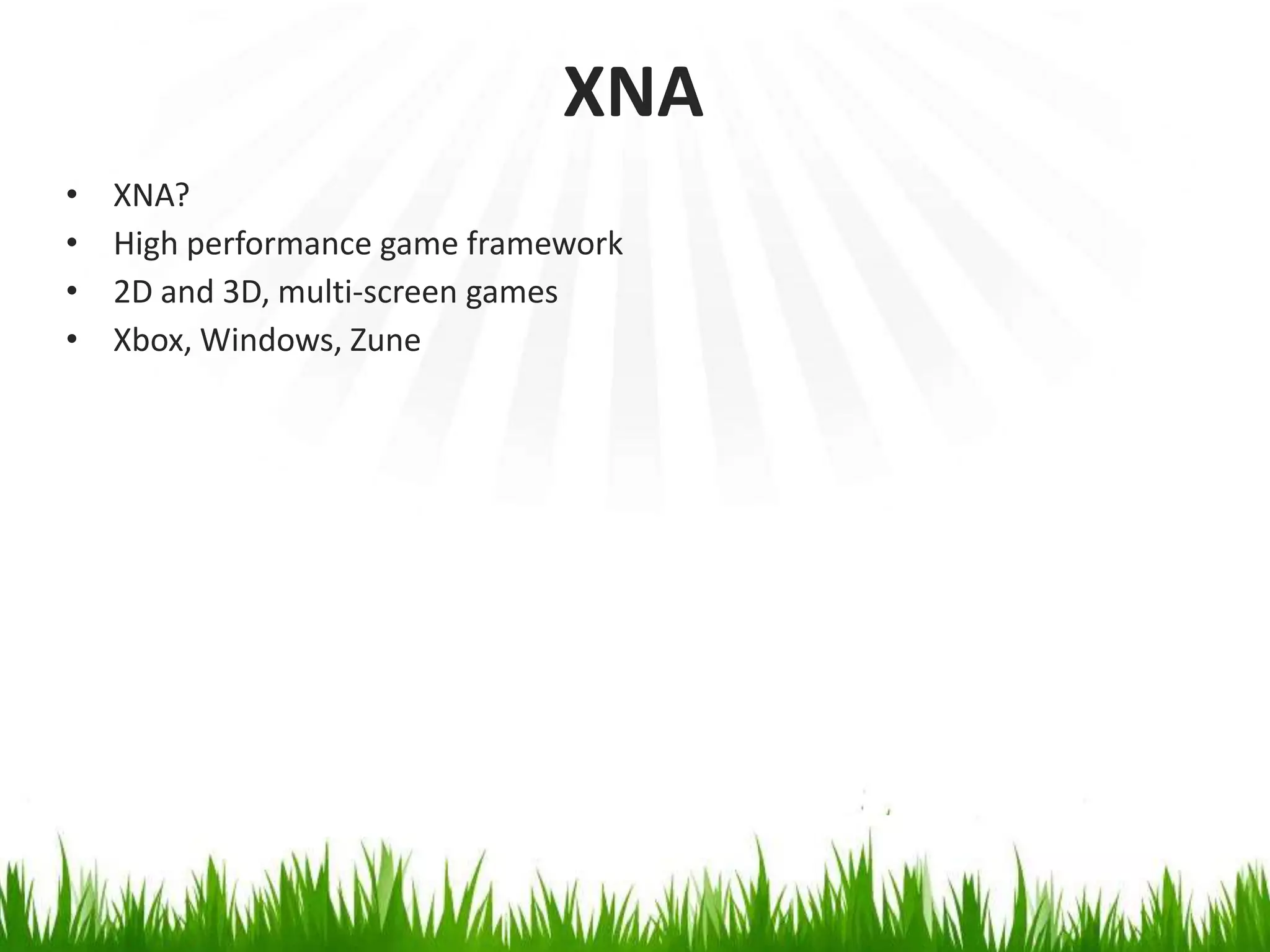 Visual Studio and XNA Game Studio