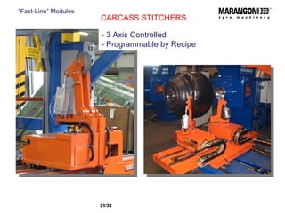 CARCASS STITCHERS - 3 Axis Controlled - Programmable by Recipe “ Fast-Line” Modules /32  