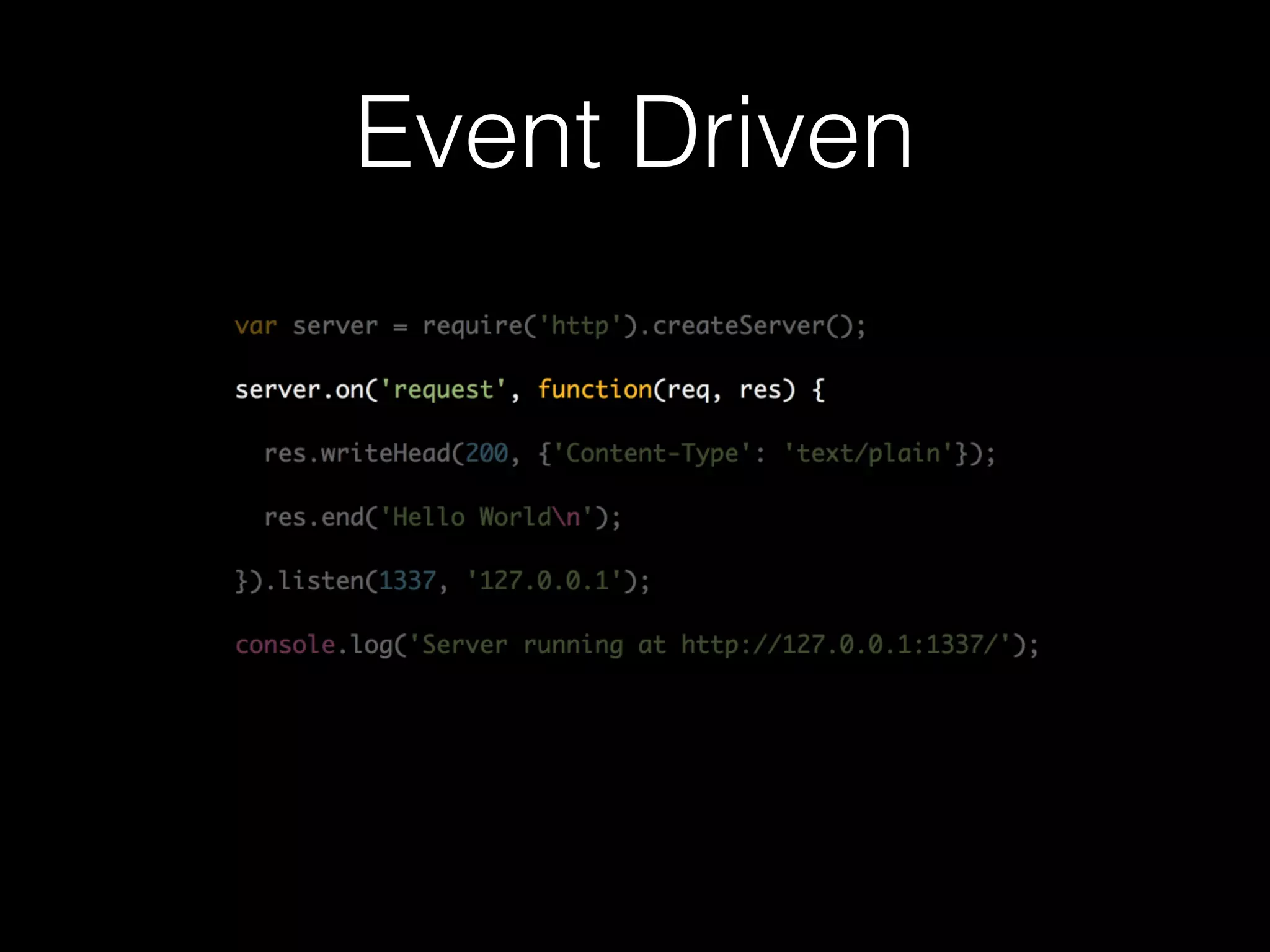 Event Driven

 