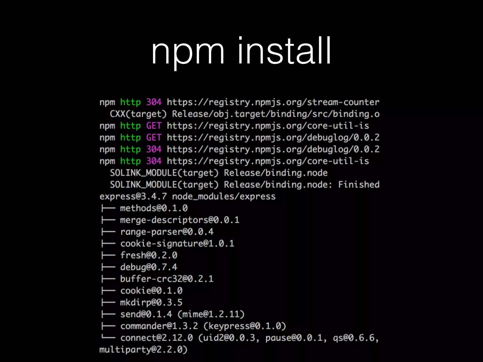 npm install

 