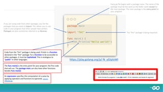 kikstart journey of Golang with Hello world - Gopherlabs | PPT