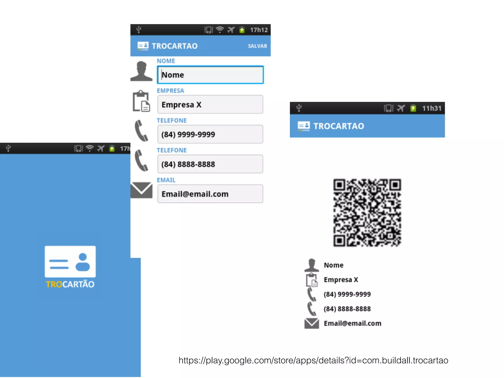 https://play.google.com/store/apps/details?id=com.buildall.trocartao
 