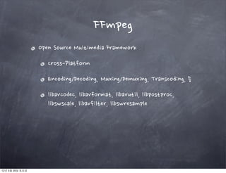  Multimedia
                 FFmpeg
                 FFmpeg	
 