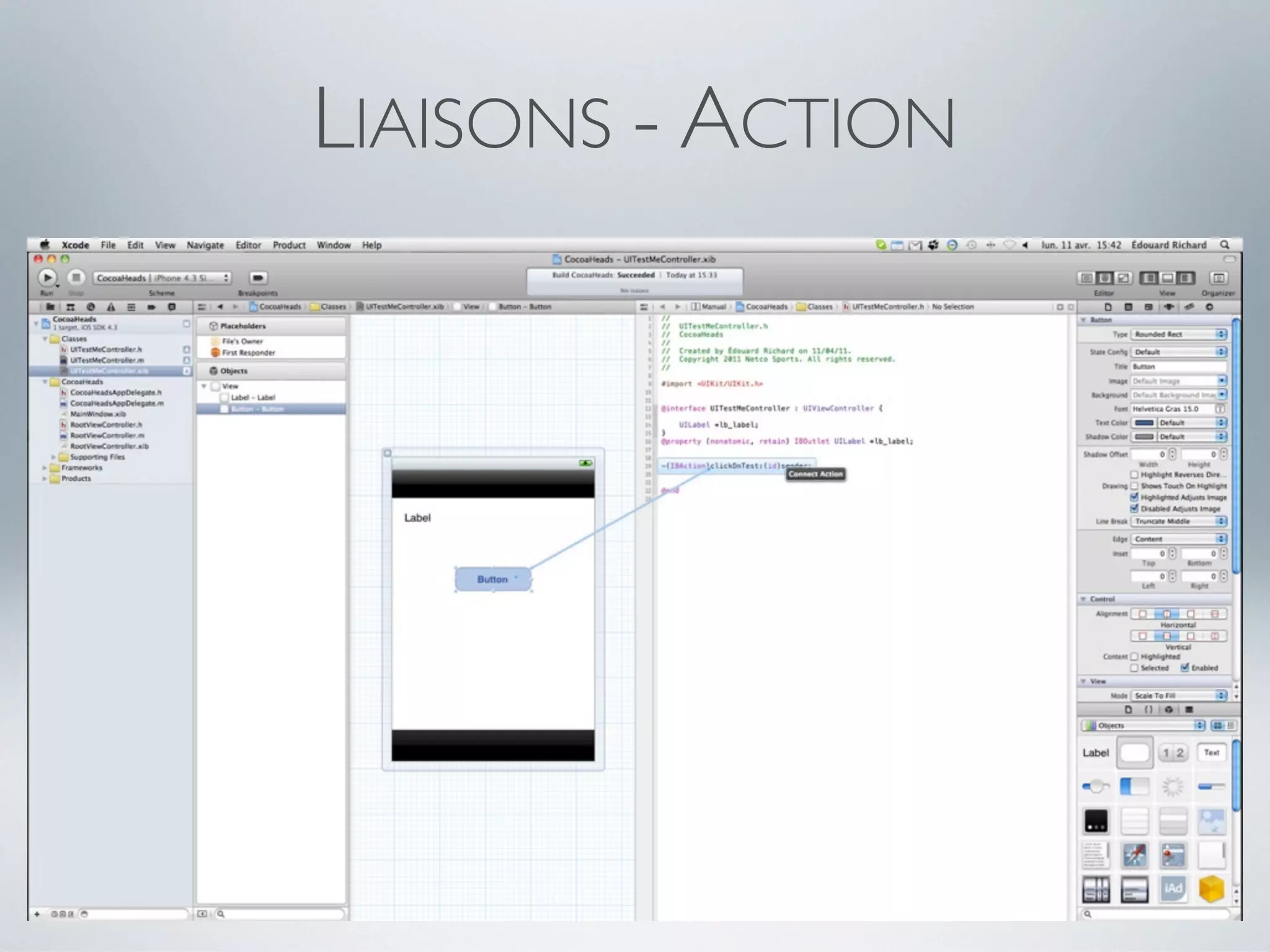 LIAISONS - ACTION
 