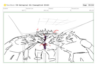 Scene
0077
Duration
09:14
Panel
5
Duration
00:23
036 Hellspital 4th CleanupPitch 021621 Page 95/124
 