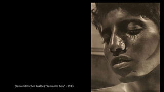 (Yemenititischer Knabe) “Yemenite Boy” - 1933.

 