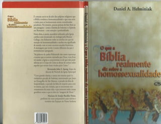 Helminiak, D. - O que a bíblia realmente diz sobre a homossexualidade