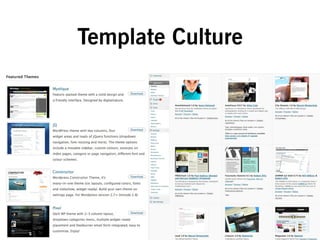 Template Culture