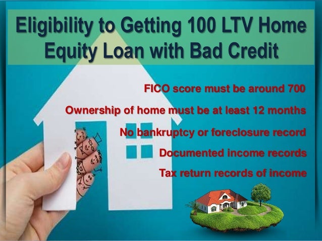 Avail of Home Equity Loans Up to 100 Percent of Home Value
