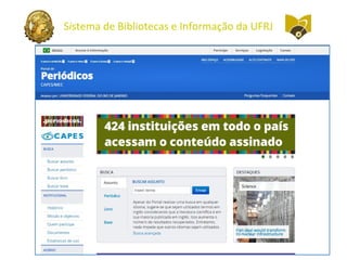 Sistema de Bibliotecas e Informação da UFRJ
 