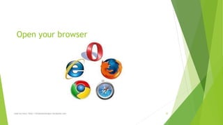 Open your browser 
read my story: http://simplyamazingva.wordpress.com 20 
 