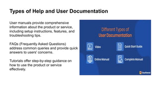 HELP AND USER DOCUMENTATION OF HCI SUBJECT pptx | PPTX