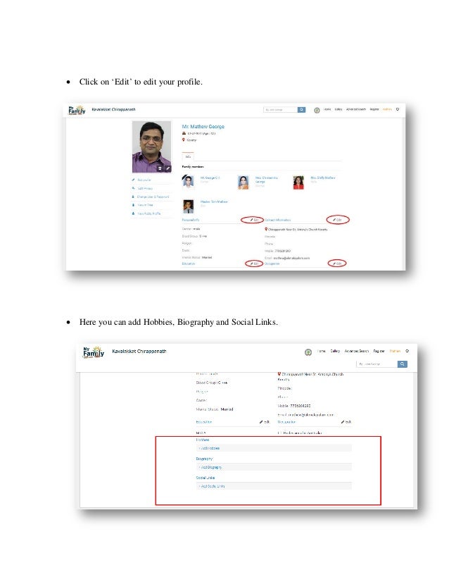 how to create my family tree in online