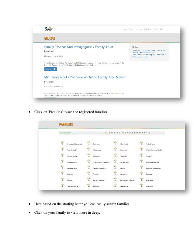 how to create my family tree in online