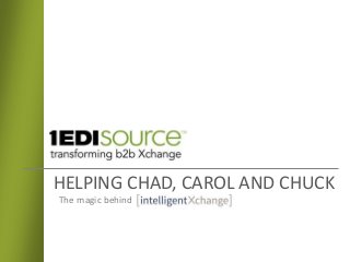 HELPING CHAD, CAROL AND CHUCK
The magic behind
 