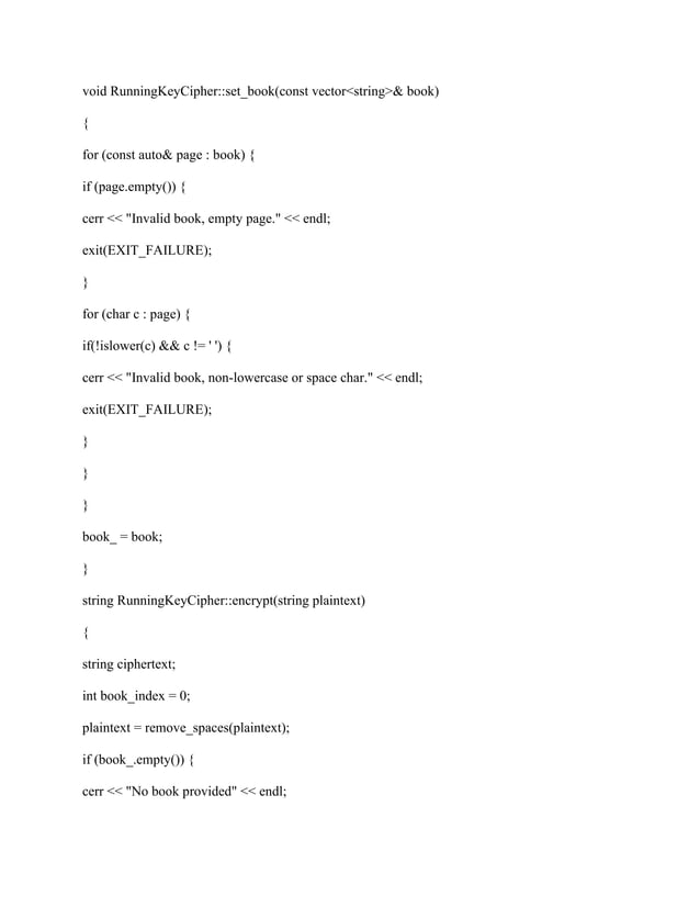 Help create the vcipher-h and vcipher-cc files for the vigenere cipher ...