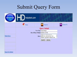 Submit Query Form
 