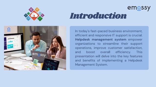 Helpdesk Management System Features and Benefits | PPT