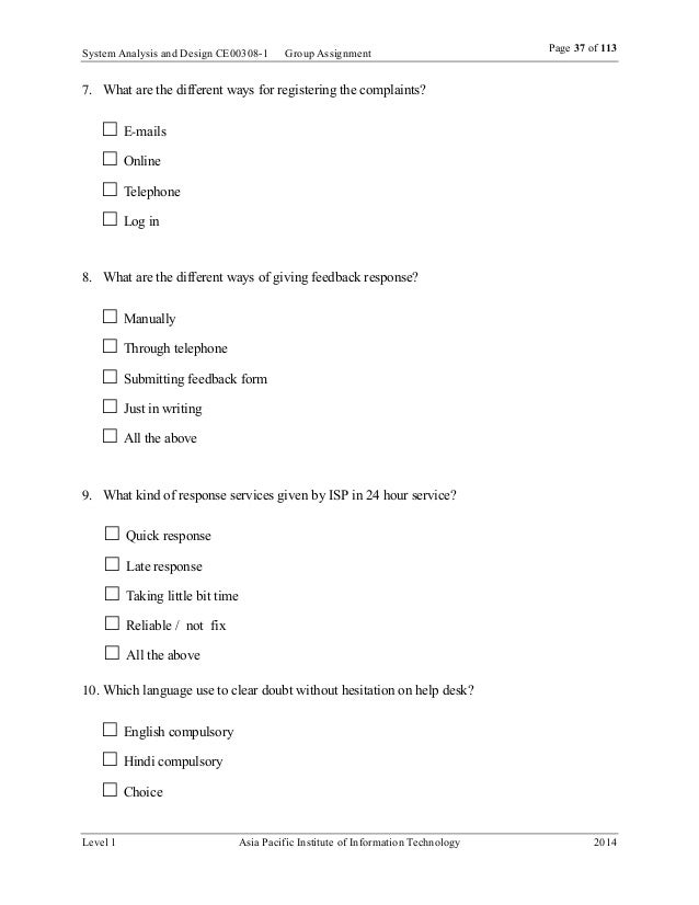 Online Helpdesk System