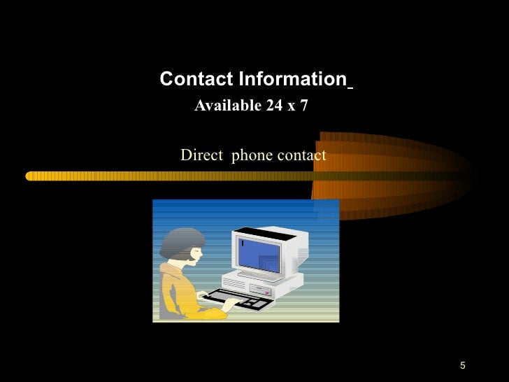 Help desk presentation slides