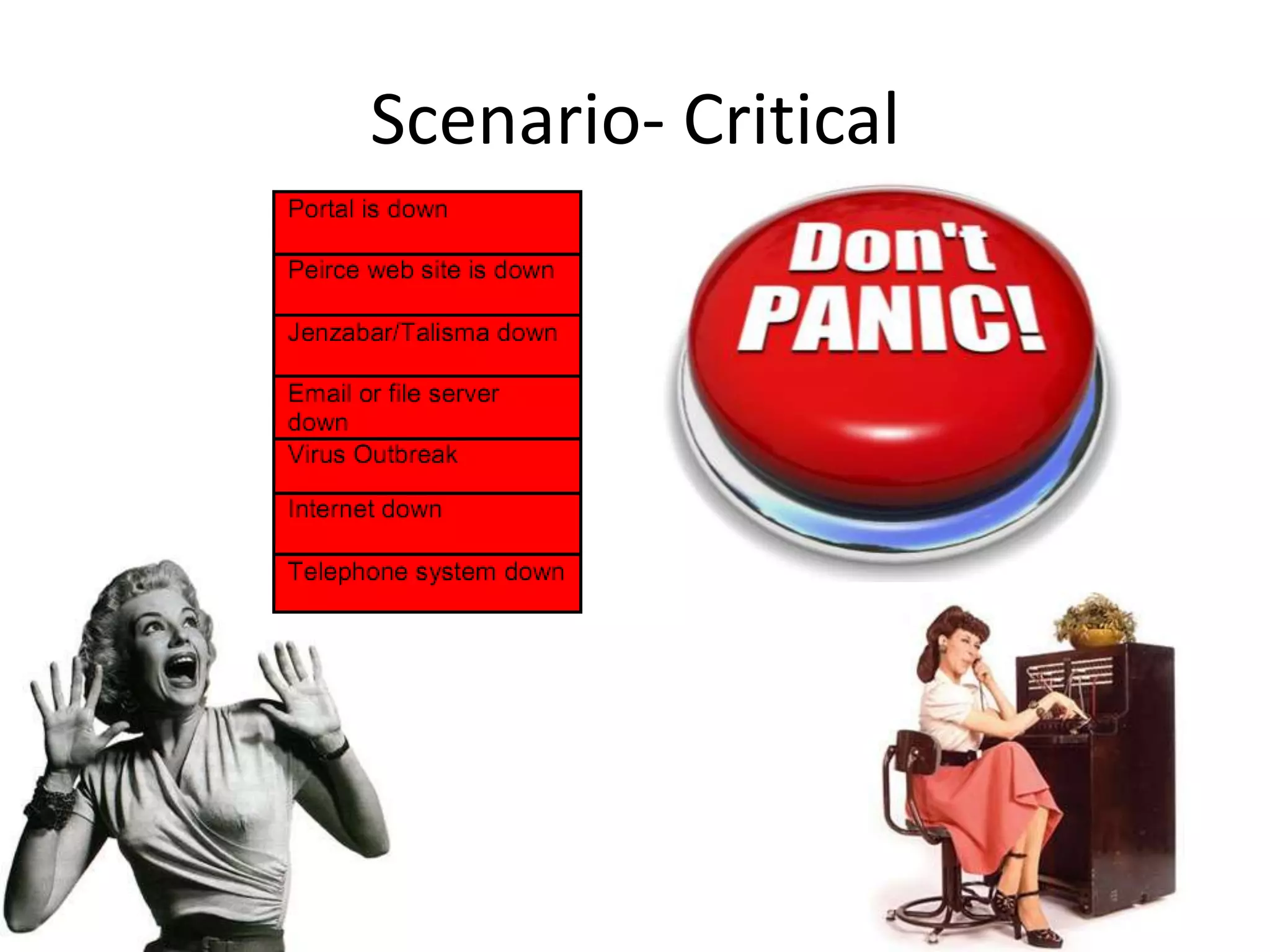 Scenario- Critical