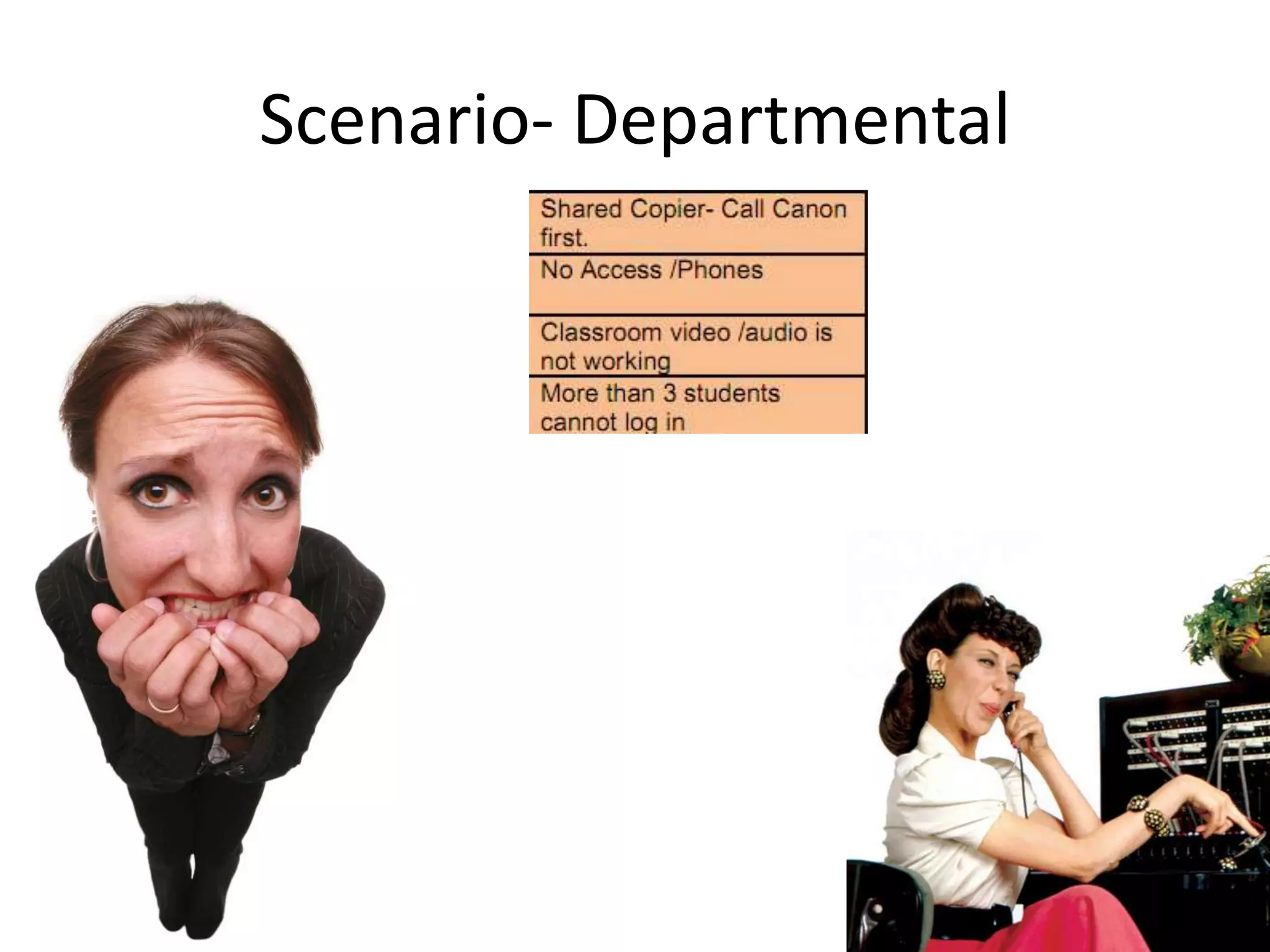 Scenario- Departmental