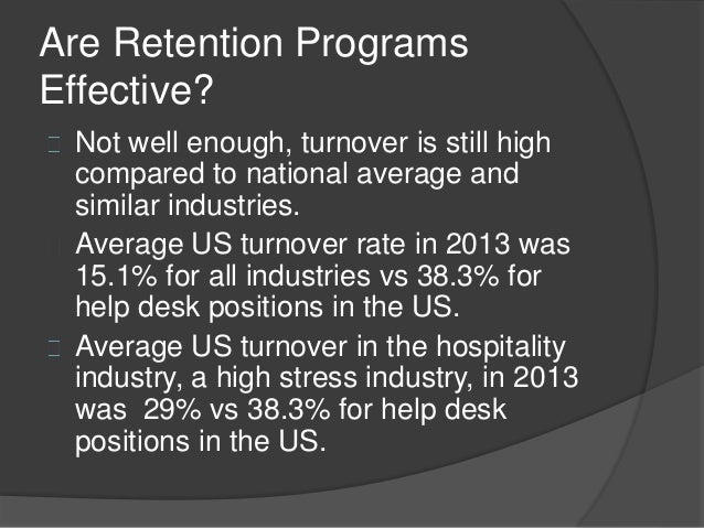 Help Desk Turnover