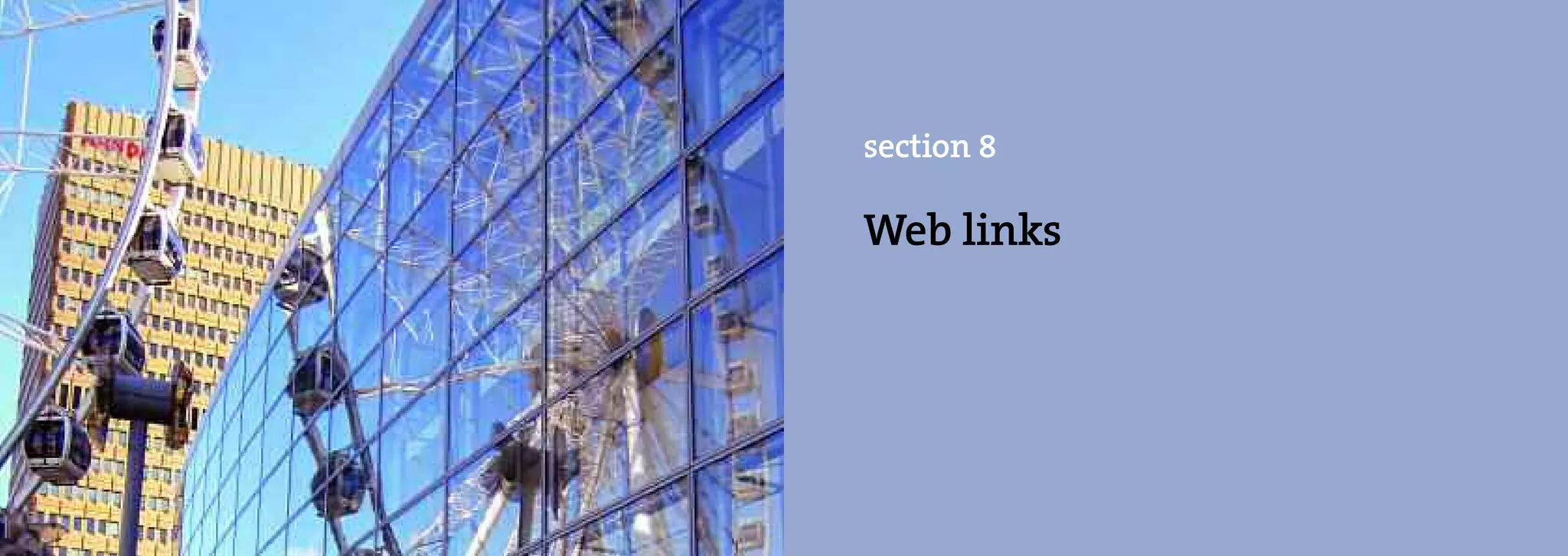 section 8

Web links
 