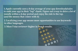 Helpful tips for apps