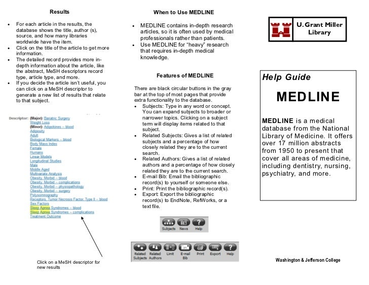 MEDLINE Help Guide