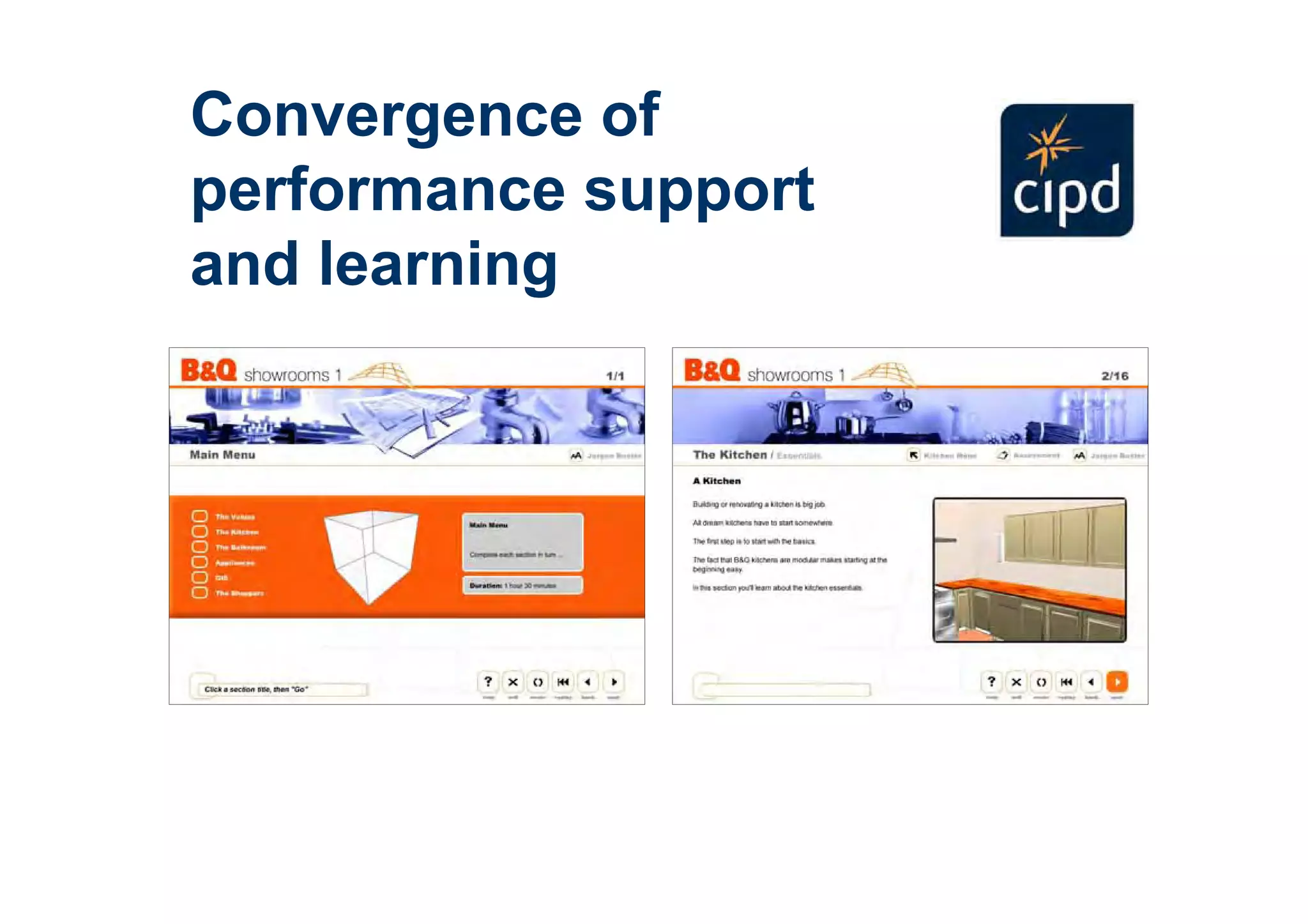 Helping people learn: the role of technology