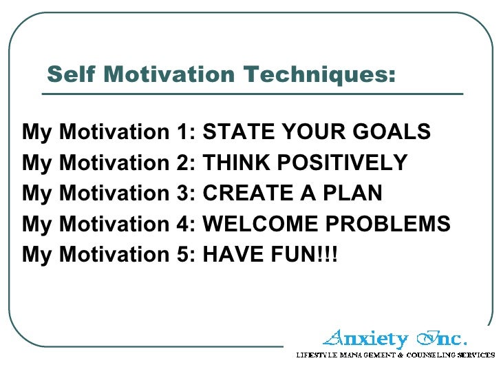 self management and self motivation Self-motivation is people who are self-motivated, for example, tend to be more organised, have good time management skills and more self-esteem and confidence. self management and self motivation Self-motivation is people who are self-motivated, for example, tend to be more organised, have good time management skills and more self-esteem and confidence.