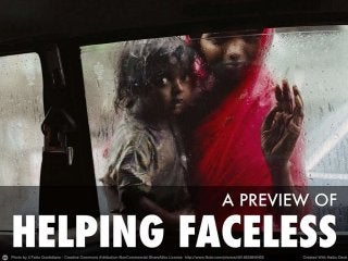 A preview of "Helping faceless"