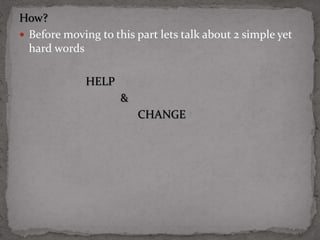 Helping hands | PPTX