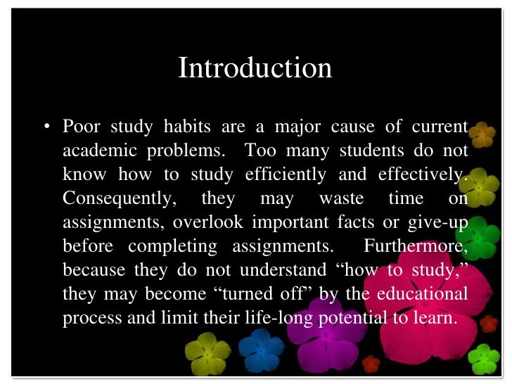 study habits 6 essay study habits 6 essay