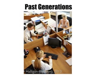 Past Generations
Halligan (opinion), 2013
 